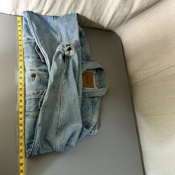 Vintage 80s Levis Mens Trucker Denim Jacket Size Large Classic Button Up Jean - Picture 13 of 15